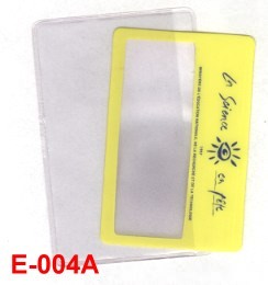 Magnifier is small enough to fit in your wallet and lightweight enough to carry all the time! It's ideal for reading fine print including maps and men